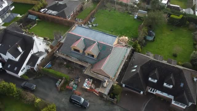 Extension and roofing work by deevelop Heswall Ltd near West Kirby, Wirral