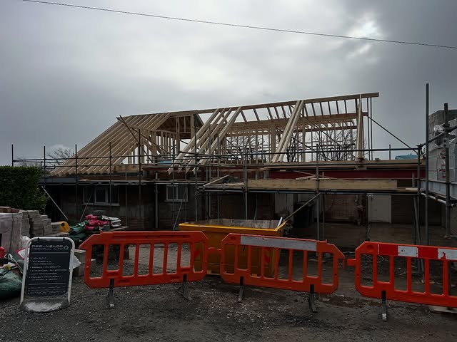 deevelop Heswall Ltd construction project progressing on the Wirral