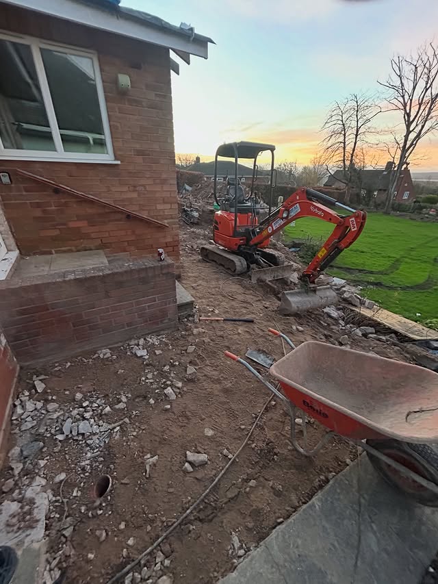 Ground floor brickwork rising on new build, Wirral